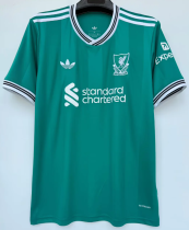 2025/26 LFC 1:1 Quality Third Green Fans Soccer Jersey 背有97标