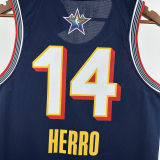 2025 ALL-STAR HERRO #14 Dark Blue NBA Jerseys