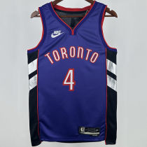 Toronto Raptors BARNES #4 Retro Purple NBA Jerseys