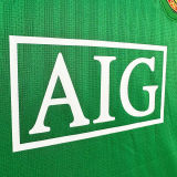 2007/08 M Utd Green GK Retro Soccer Jersey