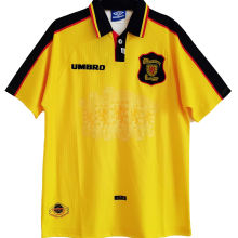 1996/98 Scotland Yellow Retro Soccer Jersey