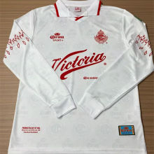 1996/1997 Deportivo Toluca Away Retro Long Sleeve Soccer Jersey 托卢卡