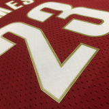 2003/04 Cleveland JAMES #23 Retro Red NBA Jerseys热压