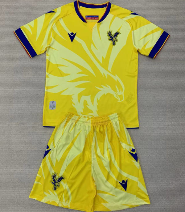 2024/25 Crystal Palace Away Kids Soccer Jersey