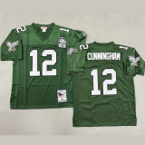 CUNNINGHAM #12 Men's Philadelphia Eagles Retro NFL Jersey 老鹰