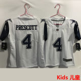 PRESCOTT #4 Dallas Cowboys Kids NFL Jersey 牛仔