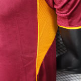 2025/26 Roma Home Red Player Version Soccer Jersey