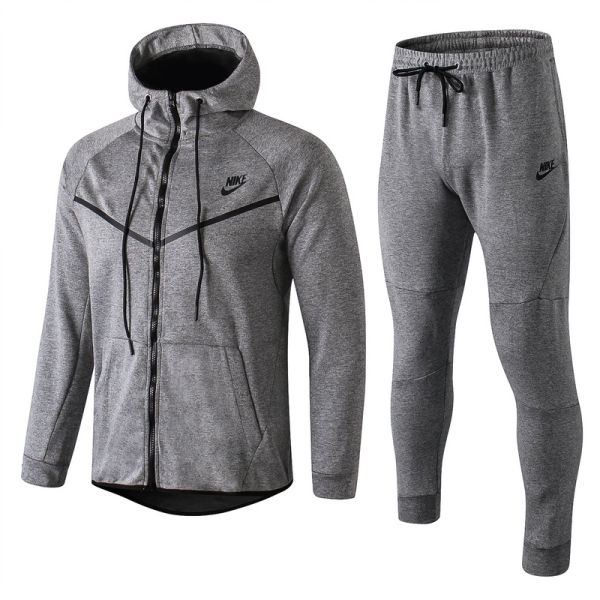 2018/19 NK~ Light Gray Hoody Zipper Jacket Tracksuit