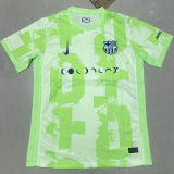 2024/25 BA 1:1 Quality Third Green Fans Soccer Jersey  胸前 长 广告