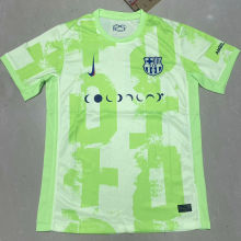 2024/25 BA 1:1 Quality Third Green Fans Soccer Jersey  胸前 长 广告