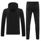 2025 Argentina Black Hoody Zipper Jacket Tracksuit