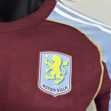2025/26 Aston Villa Home Player Version Soccer Jersey