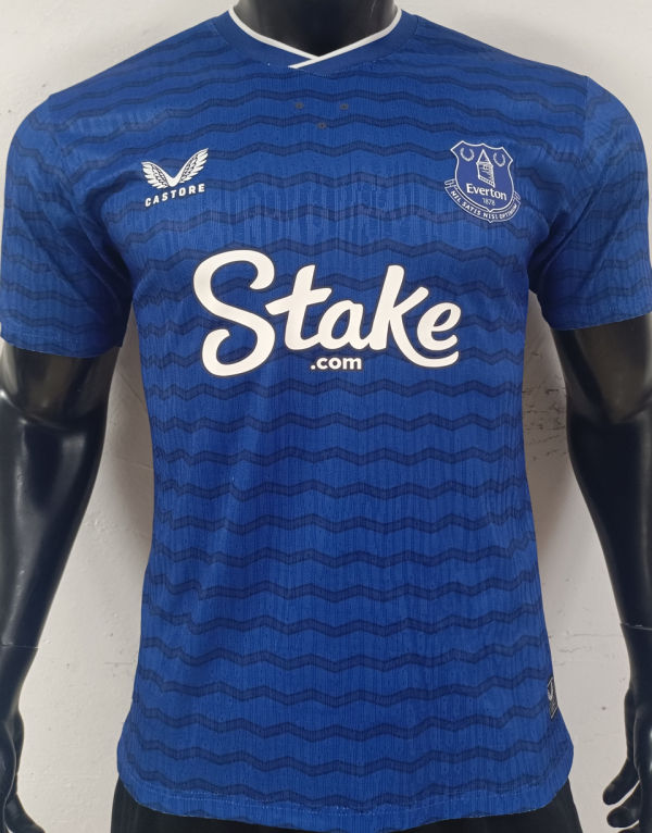 2025/26 Everton Home Blue Player Version Soccer Jersey