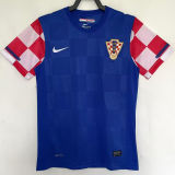2010 Croatia Away Royal Blue Retro Soccer Jersey