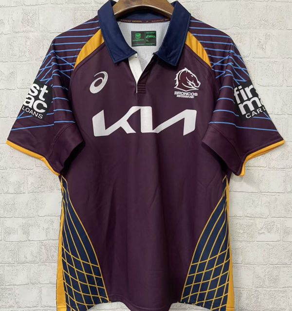 2025/26 Brisbane Broncos Rugby Shirt  野马