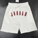 2025 Jordan White Pure Cotton Fabric Casual Short Pants M005