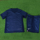 2025/26 PSG Home Blue Player Version Kids Soccer Jersey 球员版童装