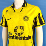 1996/1997 BVB Home Yellow Retro Soccer Jersey