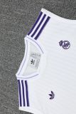 2025/26 RM White Vest Training Jersey(A Set)条纹