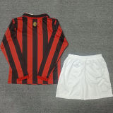 2025 AC Milan 125Th Anniversary Long Sleeve KIds Soccer Jersey 纪念版 无钮扣