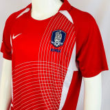 2002 South Korea Home Red Retro Soccer Jersey