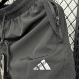 2025/26 AD Black Casual Double Layer Short Pants  A248  双层短裤