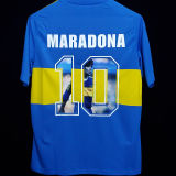 Maradona #10 Boca Home Retro Soccer Jersey 1981