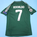 2012/13 RM Third Green Retro Player Version Soccer Jersey （No Logo）  光板