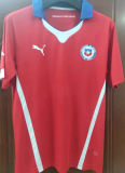 2014 Chile Home Red Retro Soccer Jersey