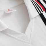 1975/1980 M Utd Away White Retro Soccer Jersey