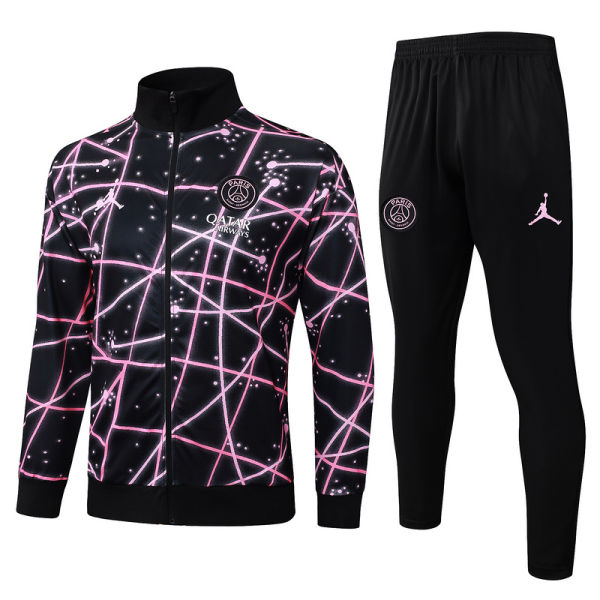 2025/26  PSG Black Jacket Tracksuit 喷墨