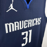 2025 Mavericks THOMPSON #31 Sapphire Blue NBA Jerseys