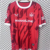 2025/26 Kaiserslautern Home Red Fans Soccer Jersey 凯泽斯劳滕
