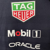 2025 Red Bull Racing F1 Black Team POLO T-Shirt  有领