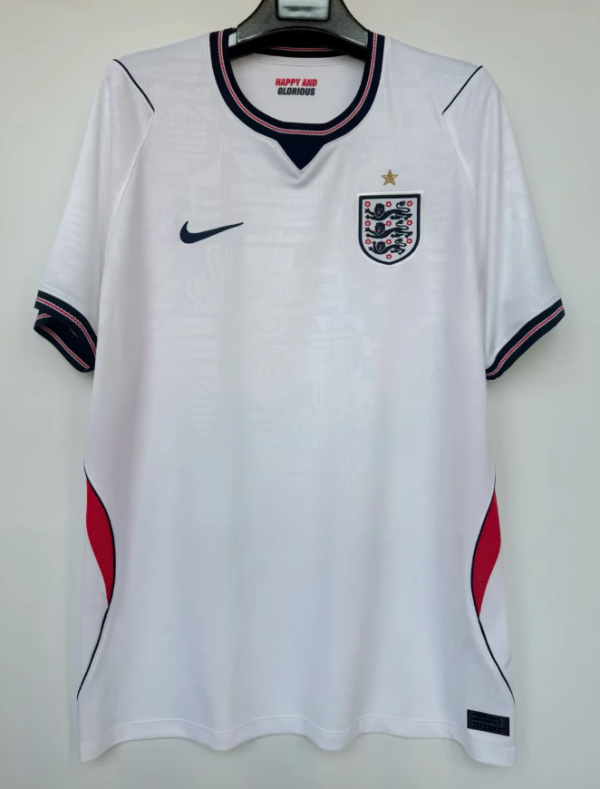 2026/27 England Home 1:1 Quality White Fans Soccer Jersey