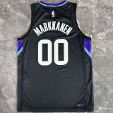 2026 Jazz MARKKANEN #00 Black NBA Jerseys