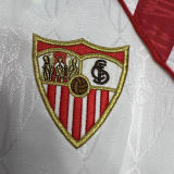 1992/93 Sevilla FC Home White Retro Soccer Jersey