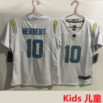 HERBERT #10 Los Angeles Chargers Kids NFL Jersey 闪电