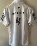 Mclaren F1 2021 White POLO T-shirt