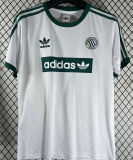 2026/27 AD White Retro Style Fans Soccer Jersey 圆领