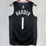 Clippers HARDEN #1 Black NBA Jerseys