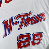 2024/25 Rockets WAGNER #28 White NBA Jerseys Hot Pressed