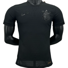 2024/25 Corinthians Away Black Player Version Soccer Jersey