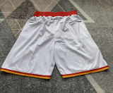 Rockets White Four Bags NBA Pants