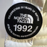 1992 THE N FACE White Grey Cotton Jacket