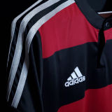 2014 Germany Away Balck And Red Retro Soccer Jersey