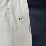 2024/25 Nk~ White Pure Cotton Sports Trousers Zipper style