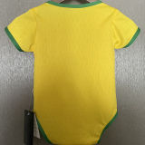 2025/26 Brazil Home Yellow Baby Suit
