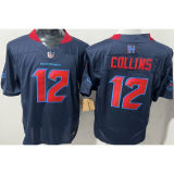COLLINS #12 Men's Houston Texans NFL Jersey 德州人    (3代）