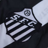 1958 Santos Black White Retro Soccer Jersey